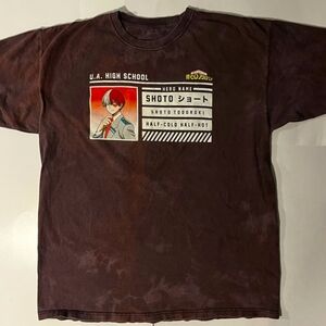 My Hero Academia Shoto Todoroki Tee XL Anime Graphic